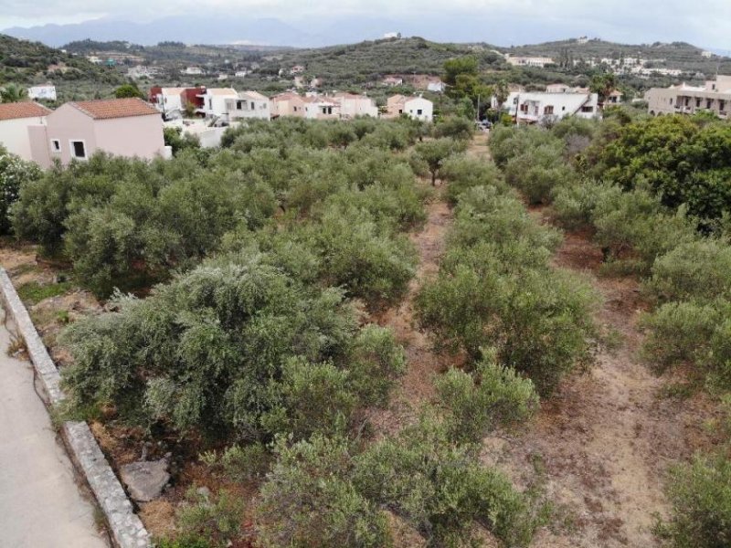 Almyrida Kreta, Almyrida: Grundstück in Strandnähe mit Meerblick zu verkaufen Grundstück kaufen